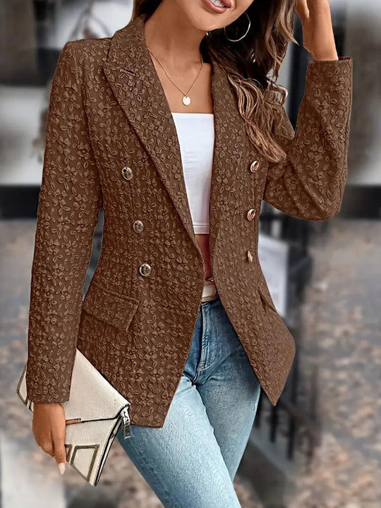 R&BMode – Stilvoller Zweireihiger Blazer
