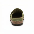 Clogs - Damen Retro Wildleder Slip-On Mule R&B