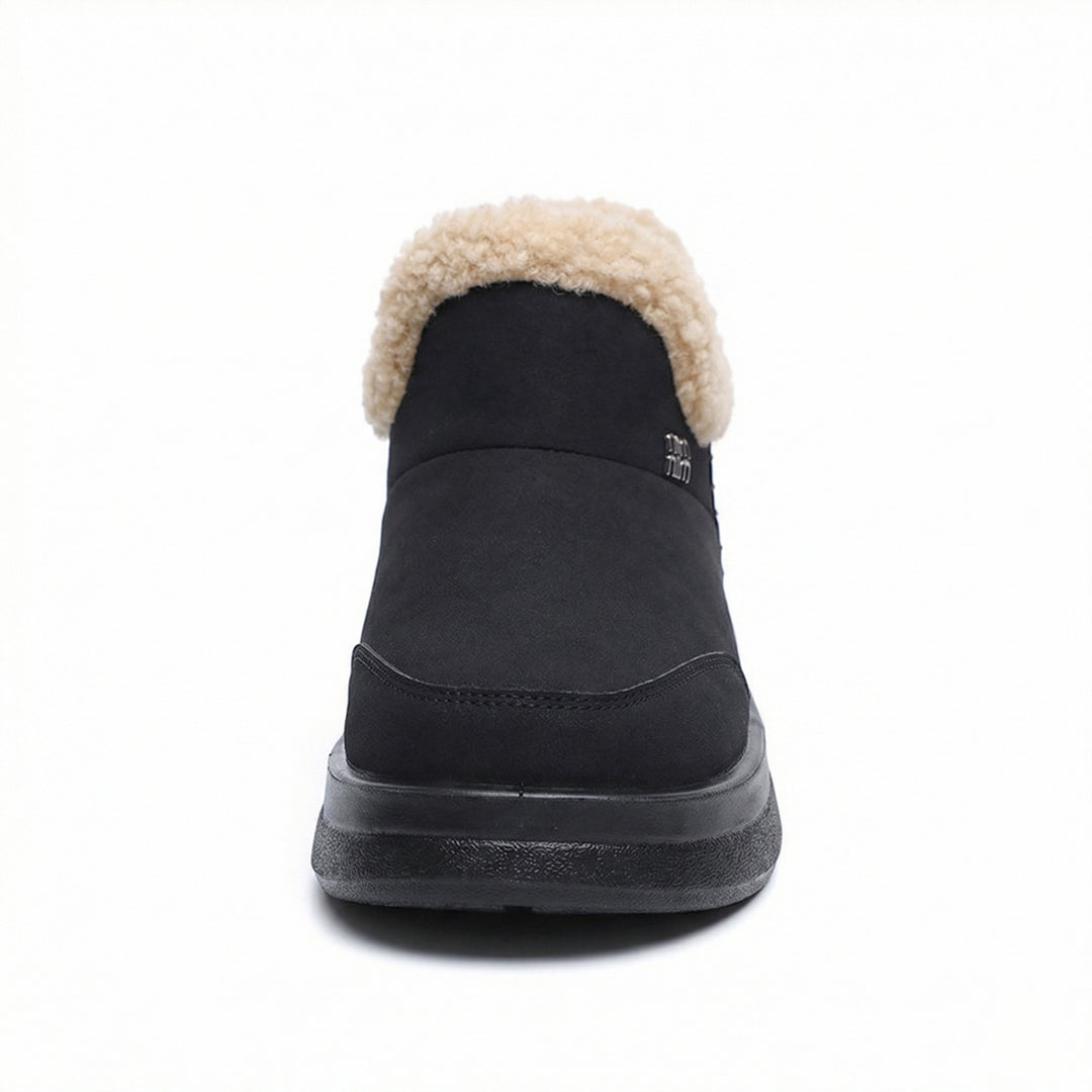 Damen Lammfell gefütterte Winterstiefel R&B