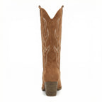 R&B | Cowboy Stiefel Retro Chunky Heel Spitzstiefel mit Stylischem Seitenreißverschluss