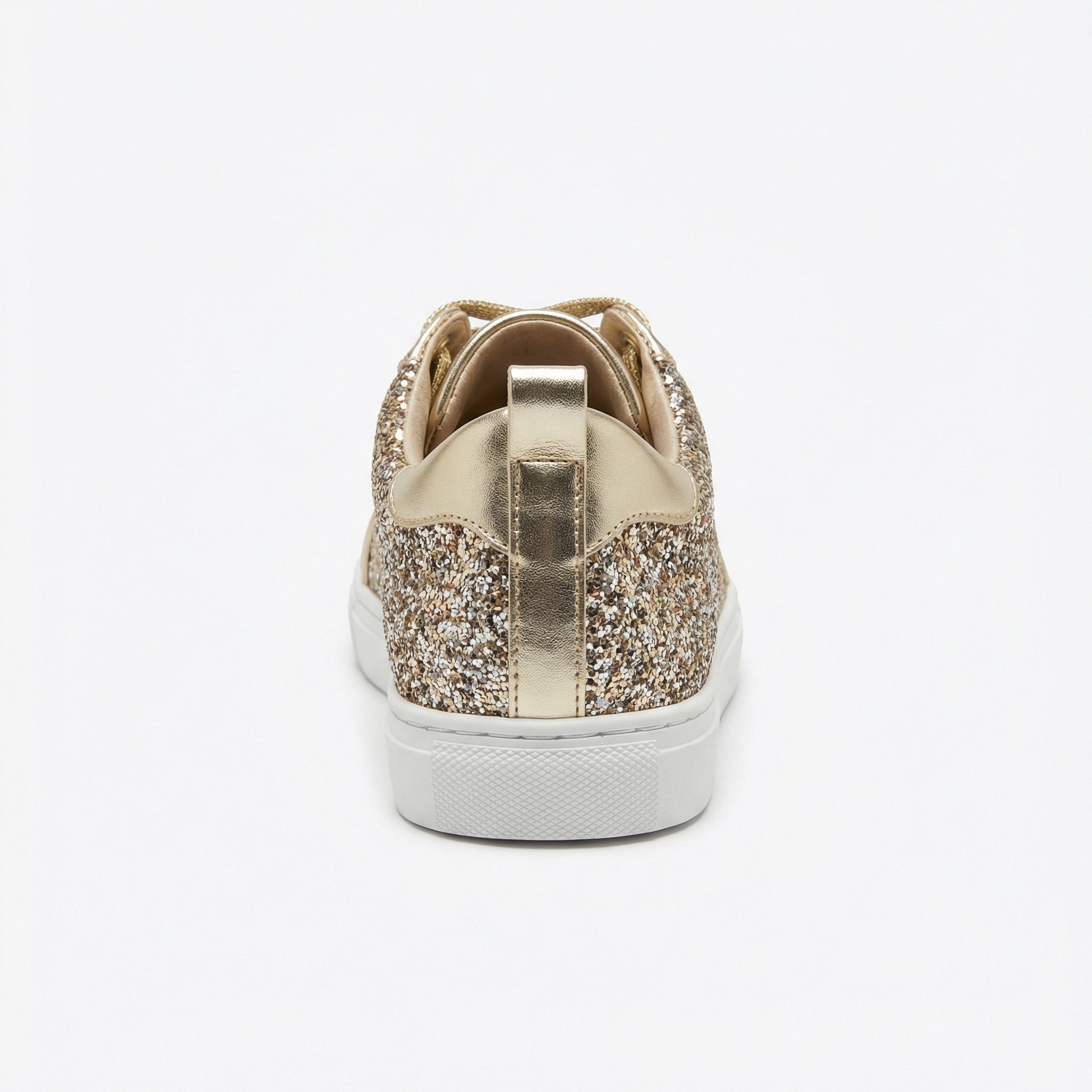 luxuriöser lässiger Glitzer-Damenschuh