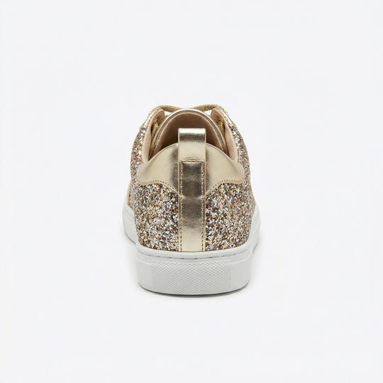 luxuriöser lässiger Glitzer-Damenschuh