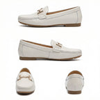 Elegantstride Luxus Leder Arbeitsflats R&B