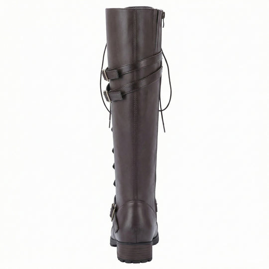 Steampunk-Inspirierte Damen Schnürstiefel R&B