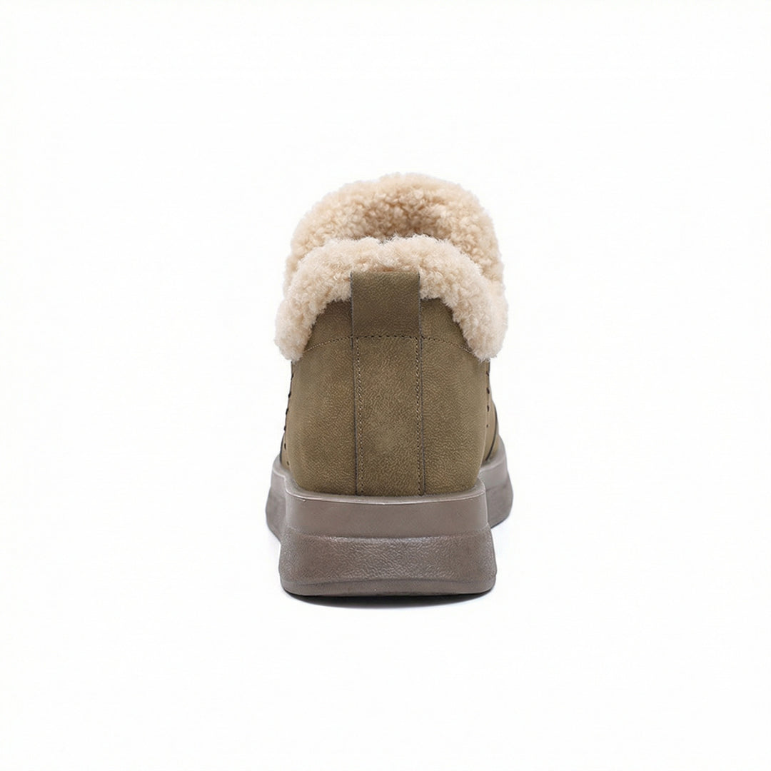 Damen Lammfell gefütterte Winterstiefel R&B