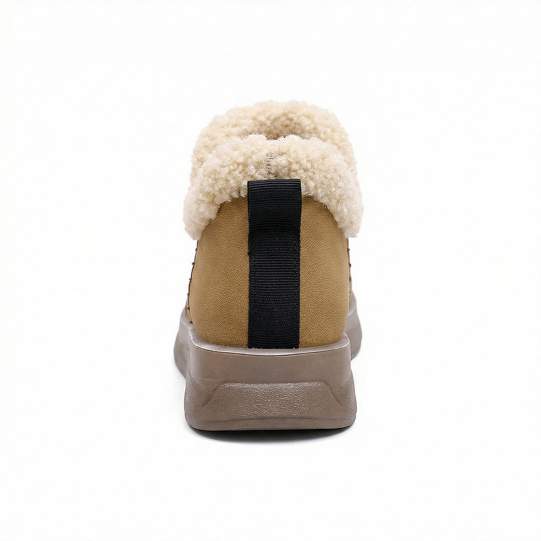 Damen Lammfell gefütterte Winterstiefel R&B