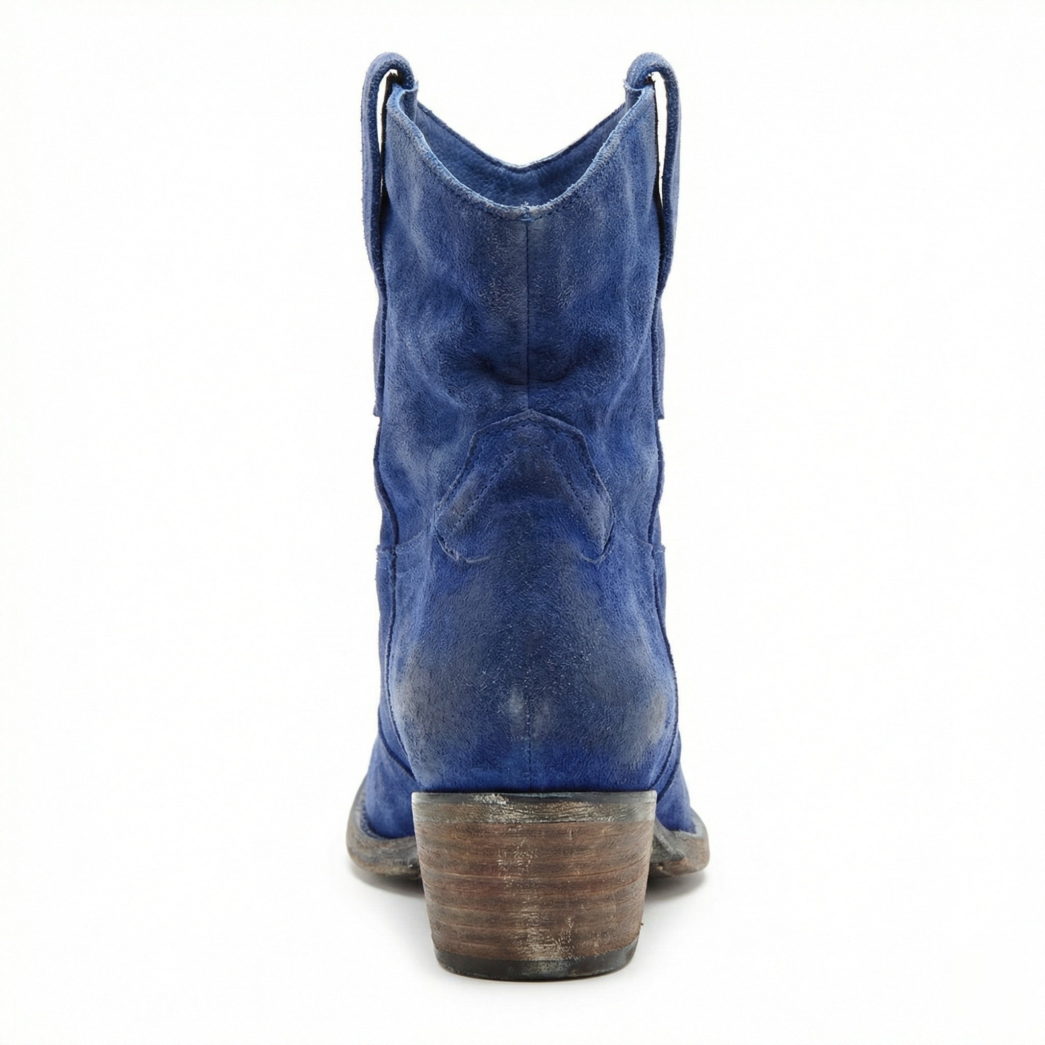 Kurze Cowboy-Stiefel | Western | Wildleder | Knöchel-Stiefel | Damenstiefel R&B