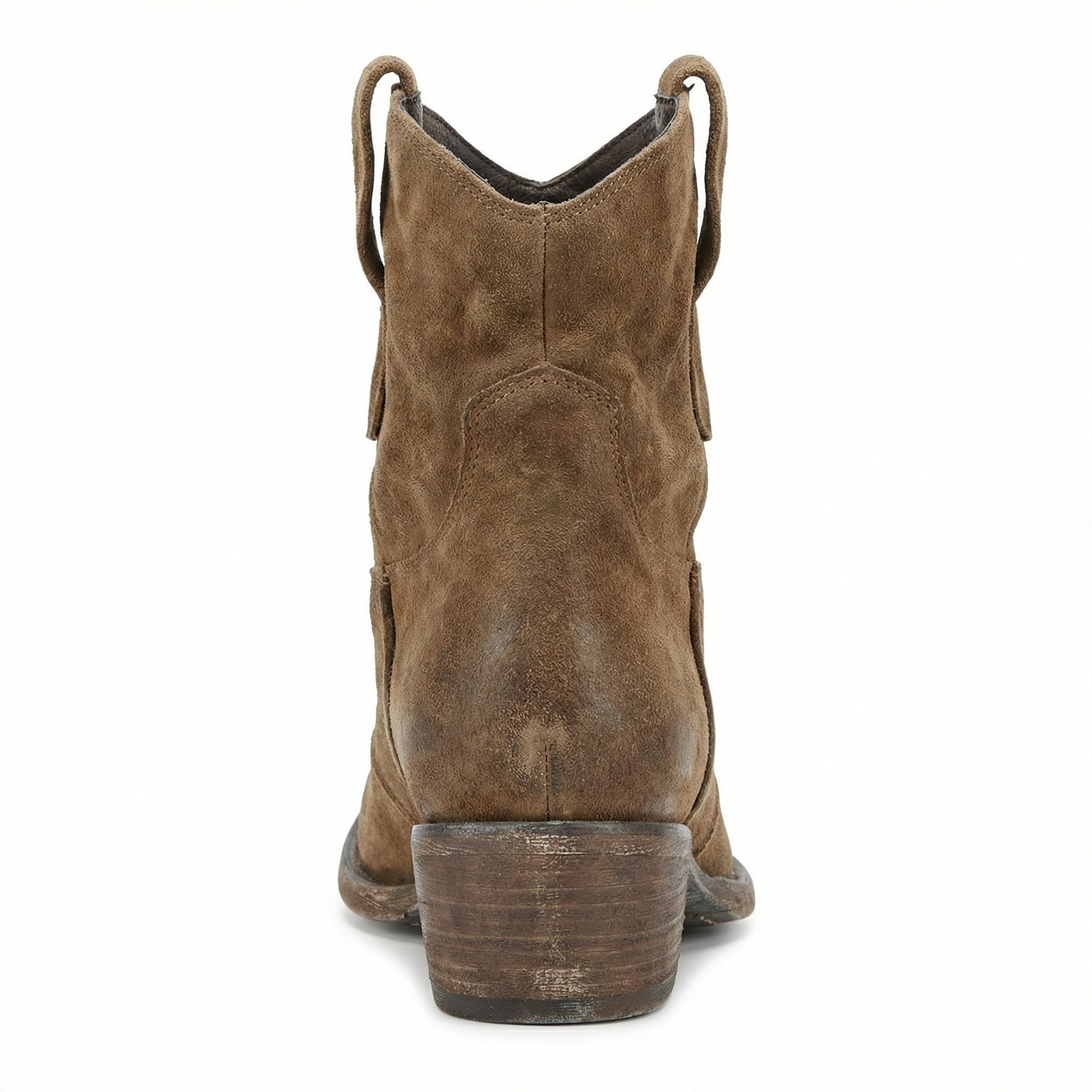 Kurze Cowboy-Stiefel | Western | Wildleder | Knöchel-Stiefel | Damenstiefel R&B