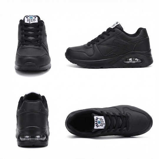 R&B | Pu Orthopädische Damen Sneaker mit Schwarzem Augenprint