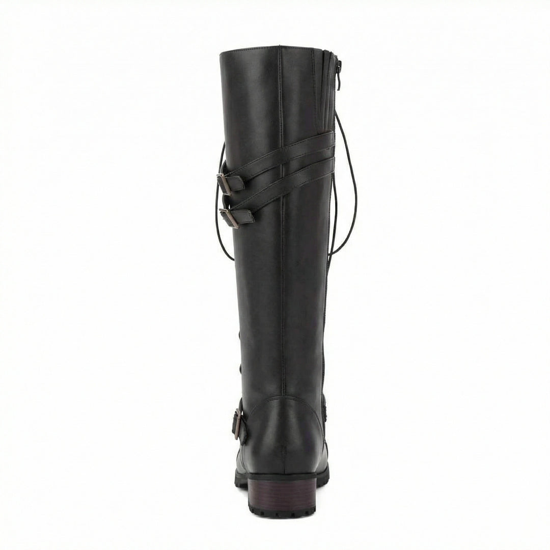 Steampunk-Inspirierte Damen Schnürstiefel R&B