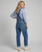 Damen Latzhose Jeans gerade
