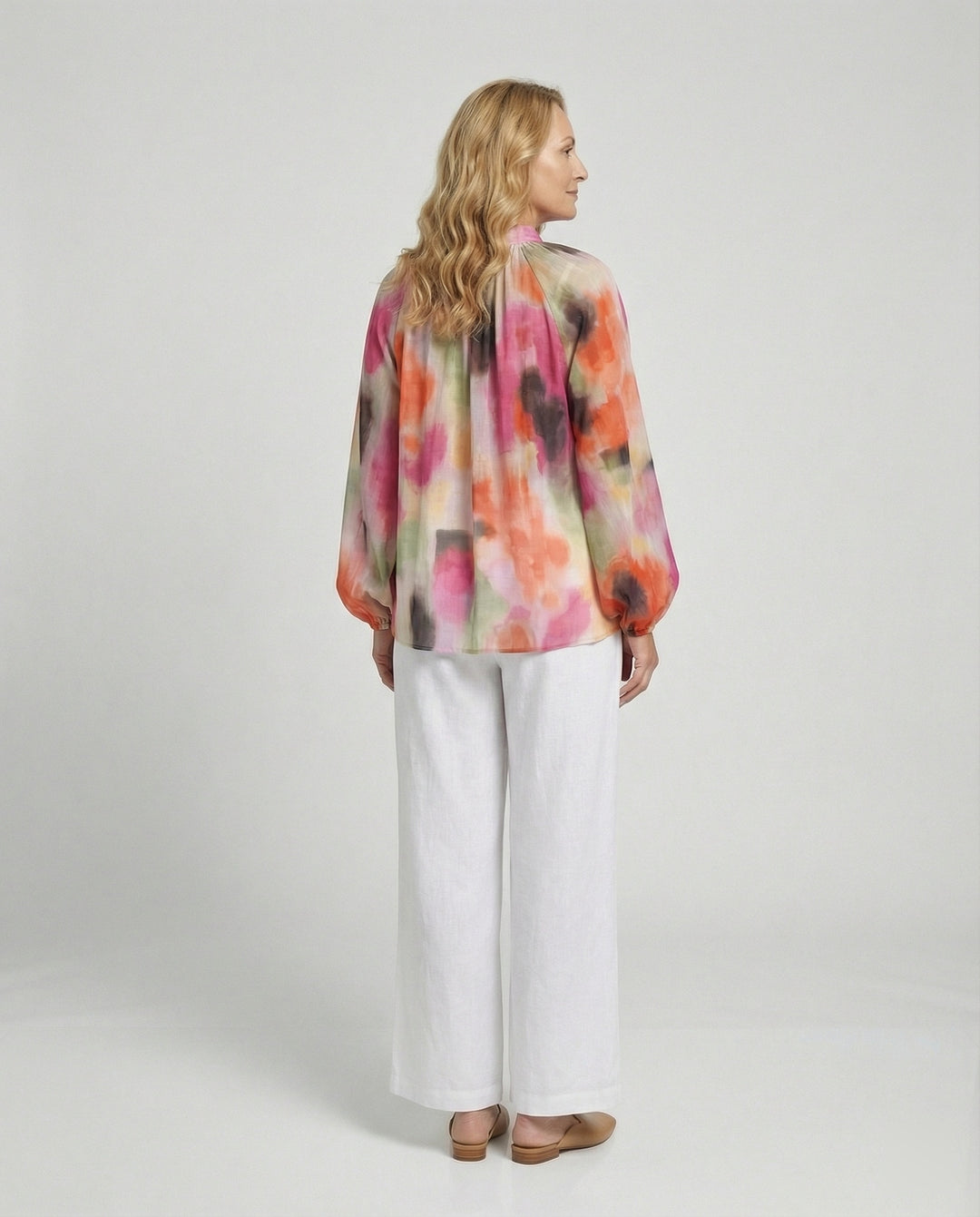 Damen Chiffon Blusentop Elegant