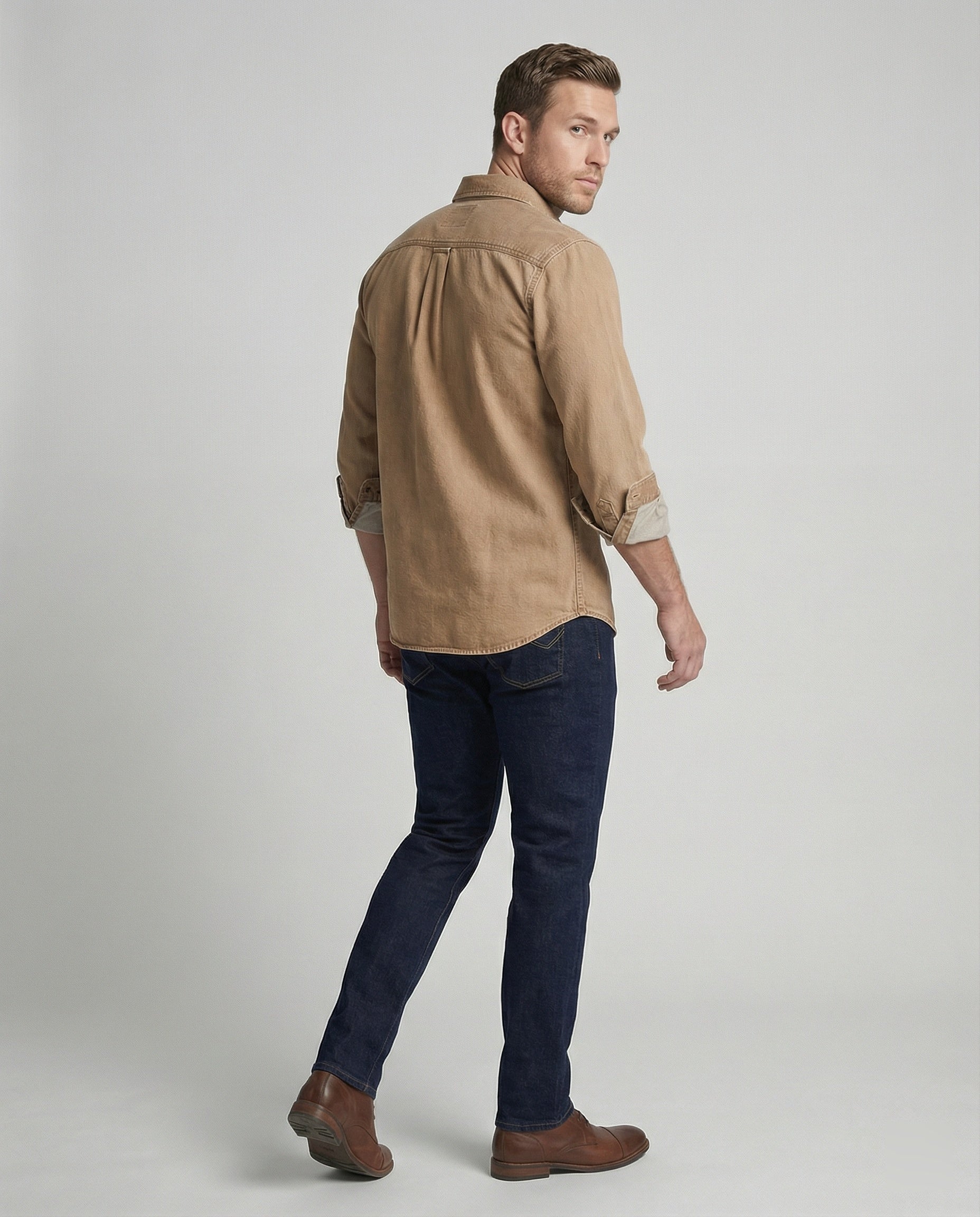 Herren Jeanshemd mit Brusttaschen