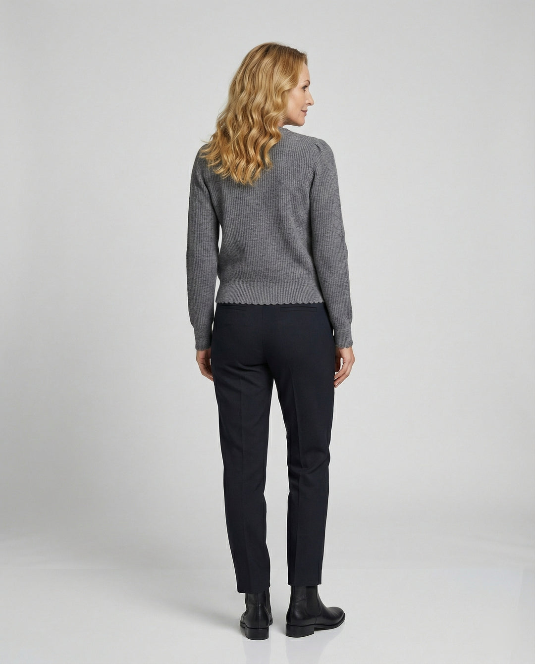 Damen Cardigan mit dekorativen Knöpfen