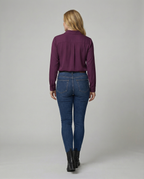 Damen Hemdbluse elegant mit luxuriösem Glanz