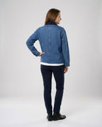 Damen Denimjacke mit klassischen Brusttaschen