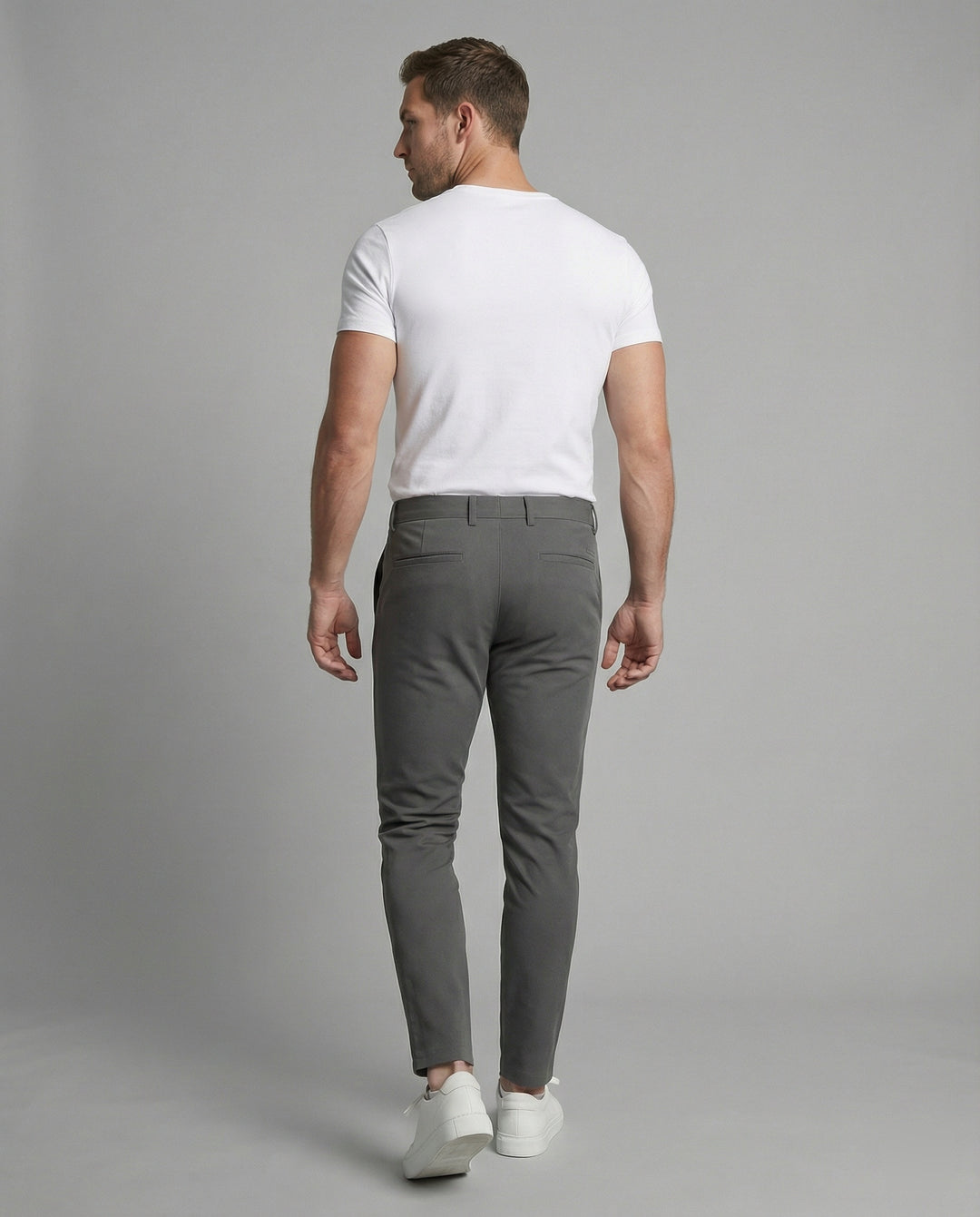 Herren Chinohose Slim Fit elastisch
