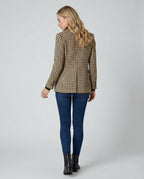 R&B | Kariertes Doppelbreasted Blazer