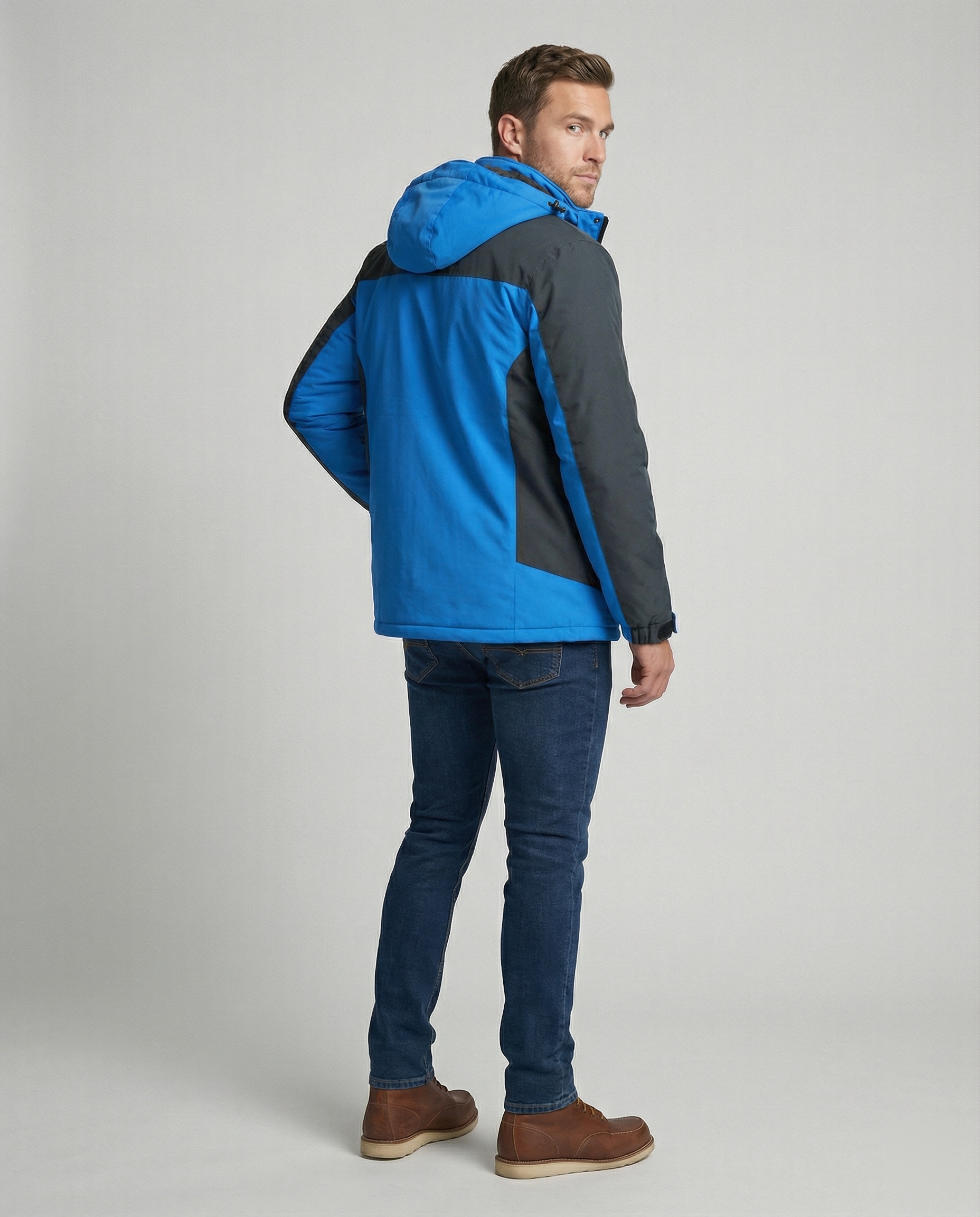 R&B | Wasserdichte Skijacke mit Fleece-Futter