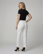 Damen Hochtaillierte Stoffhose mit schmalem Bein