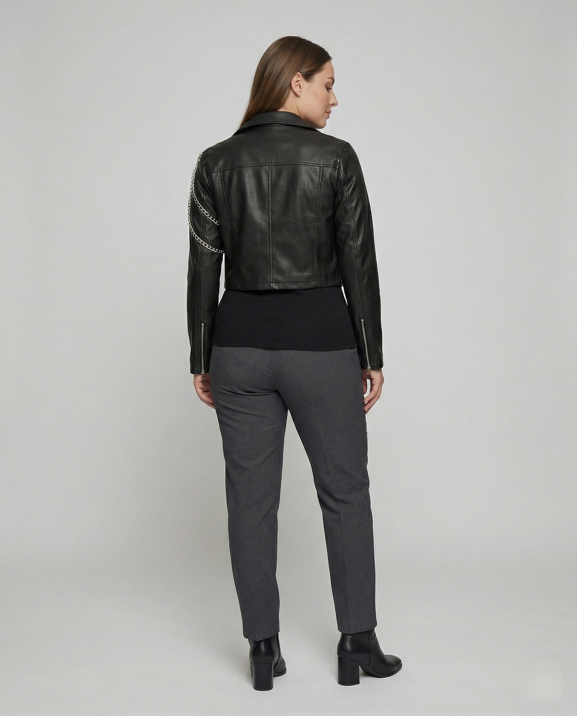 R&B | Gekürzte Biker Jacke