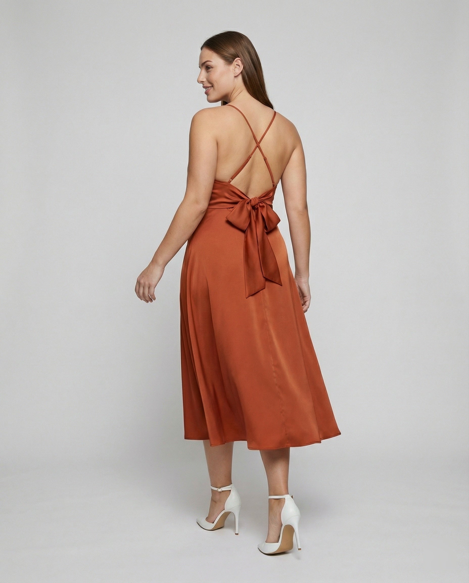 R&B | Stylisches Träger-Midi-Kleid