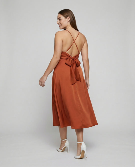 R&B | Stylisches Träger-Midi-Kleid