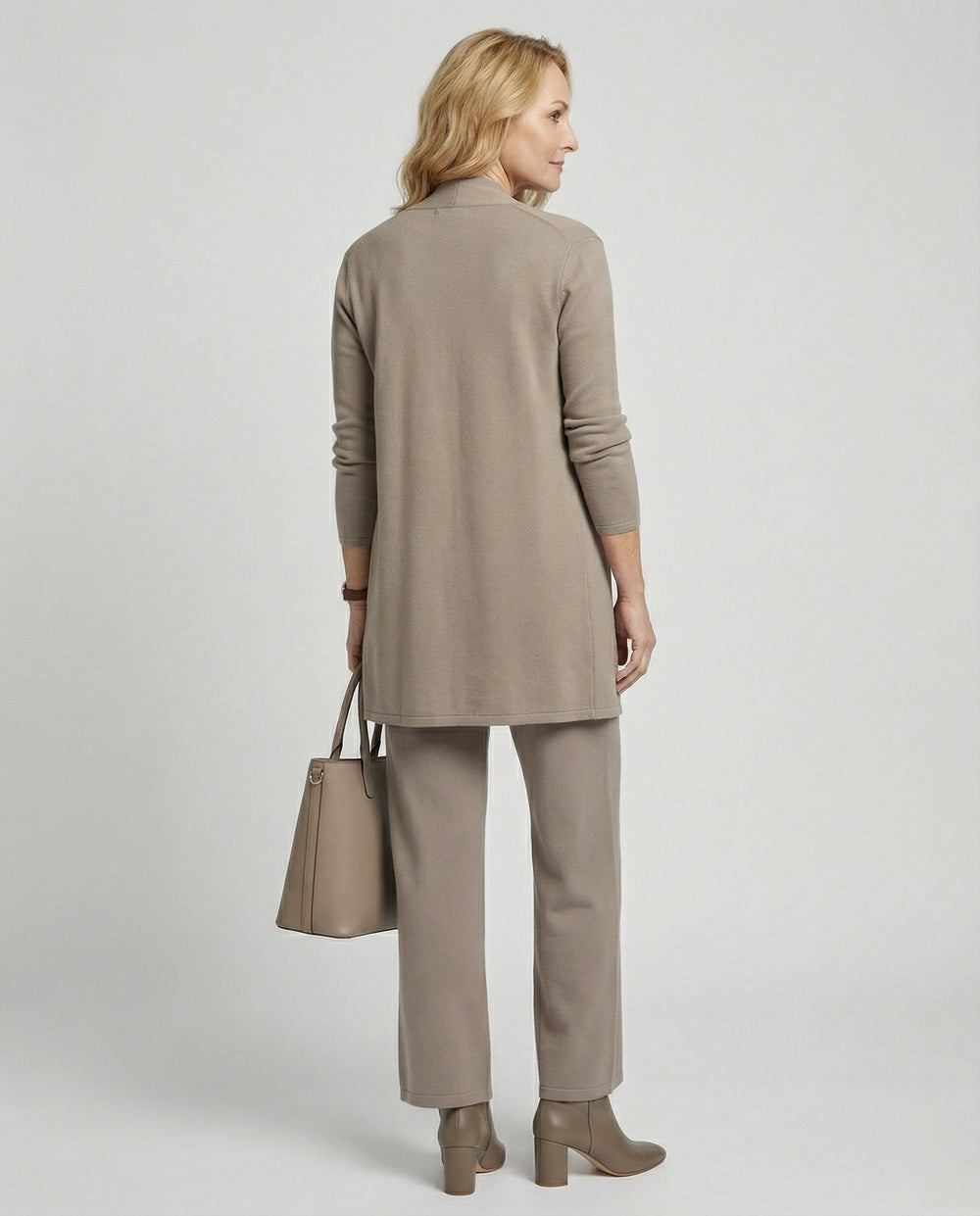 Damen Zweiteiler Set Blazer Palazzohose
