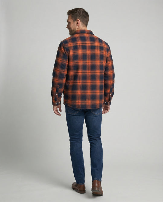 R&B | Karierte Jack mit Fleece-Futter