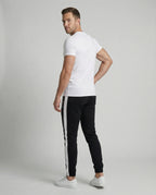 Herren sportliche Jogginghose mit innovativen Seitentaschen R&B