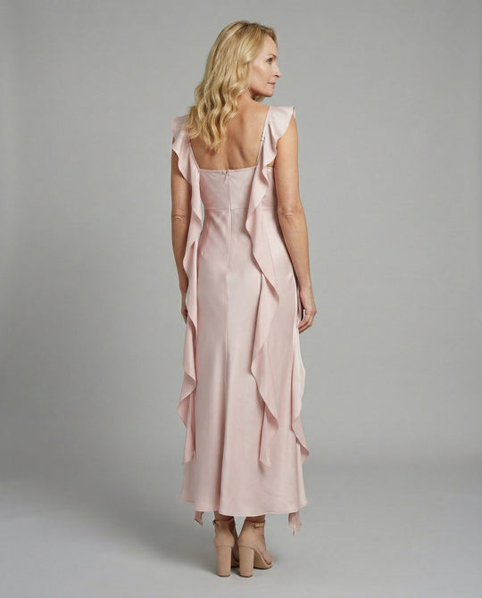 Abendkleid Elegant Mit Drapiertem Dekolleté Damen