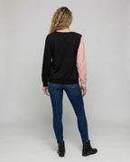 R&B | Sweatshirt Diagonal Streifen Detail