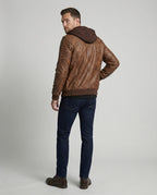 Stilvolle Herrenjacke mit Kapuze