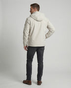 Herren Bikerjacke Leder Velours