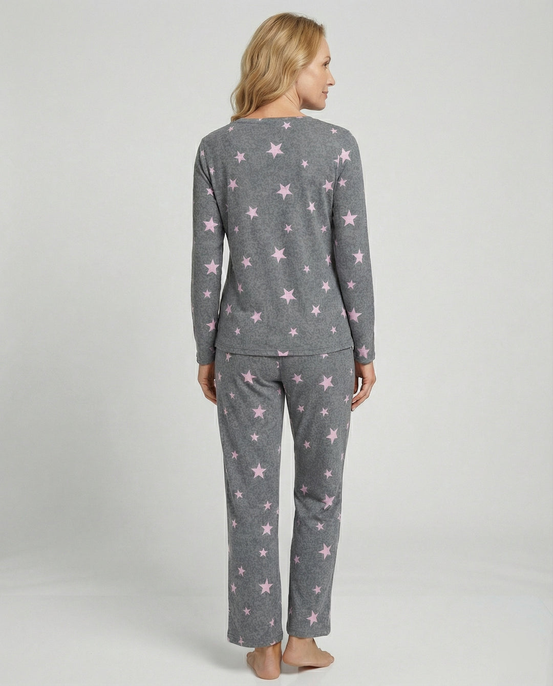 Damen Pyjama Set Damen Print