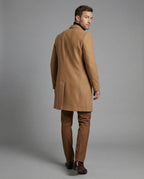 Eleganter Wolltrenchcoat Herren