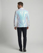 Glamouröser Pailletten Blazer Herren