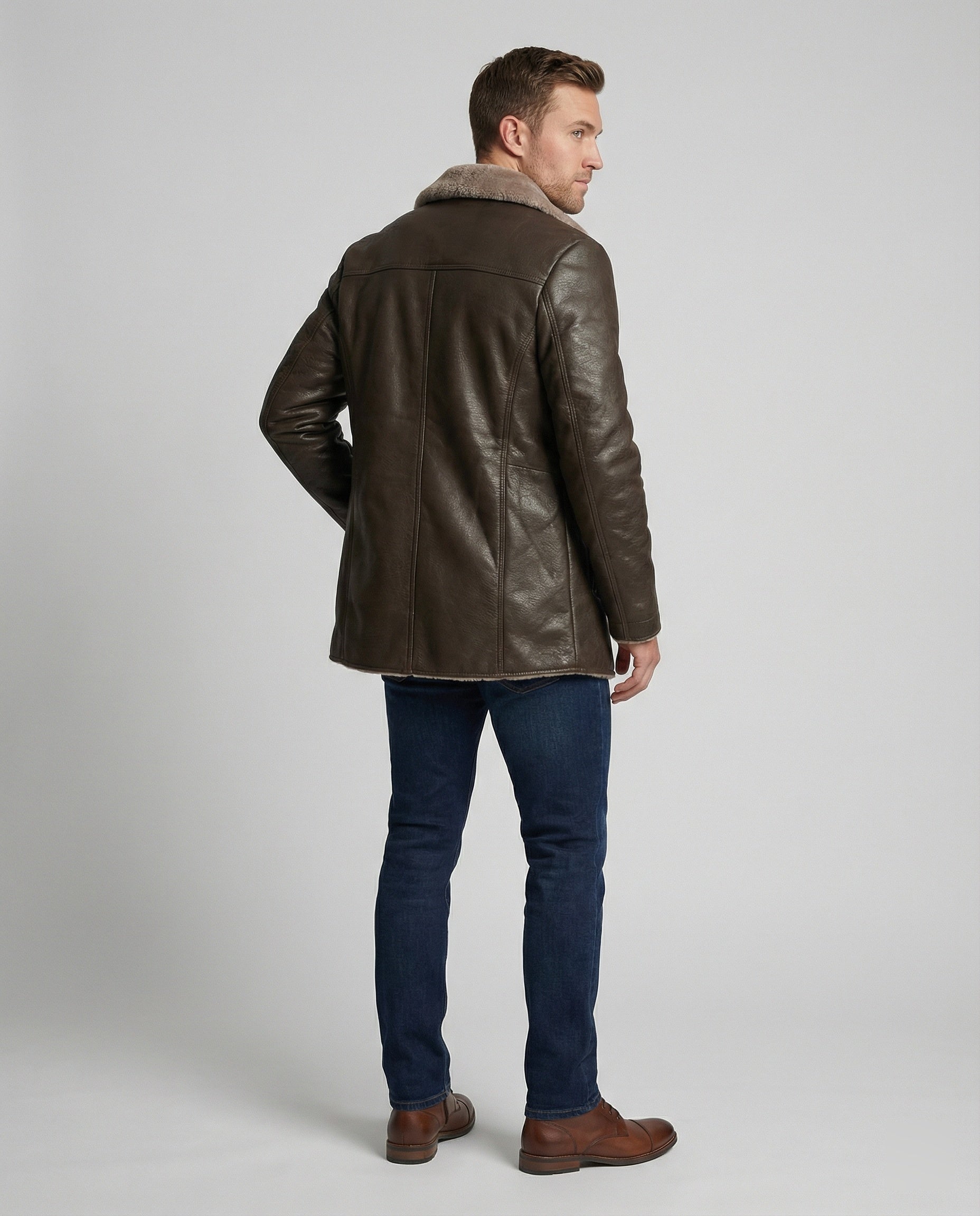 Warme Modische Herrenjacke Fleece