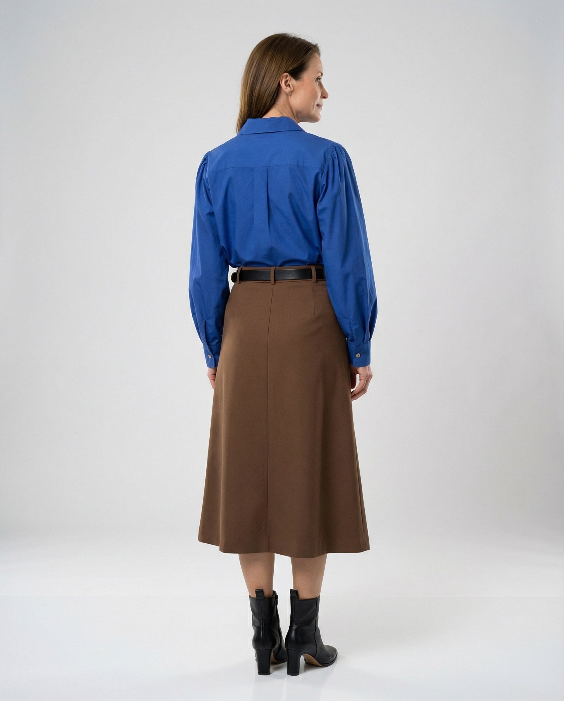 Damen Bluse mit Puffärmeln und elegantem Schnitt