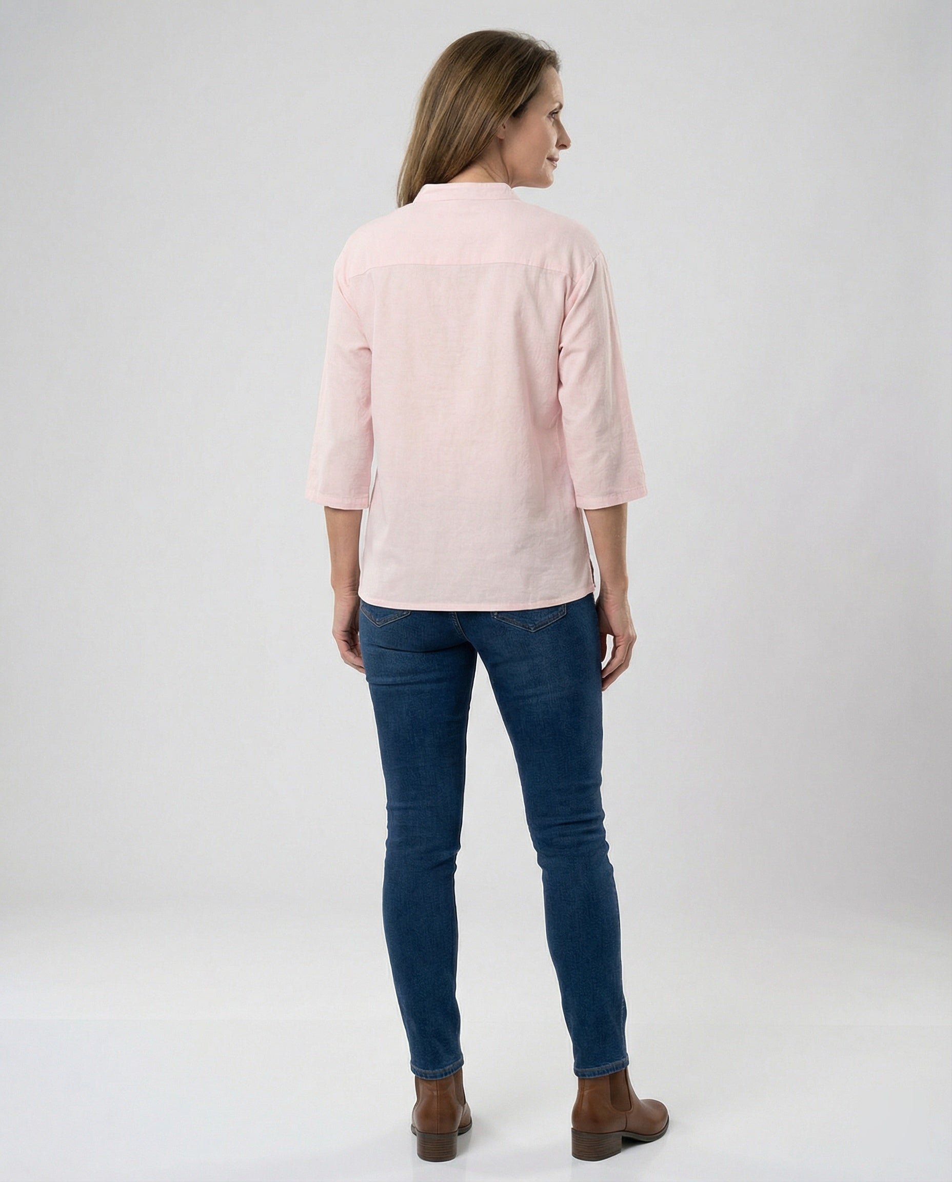 Damen Bluse mit Stehkragen