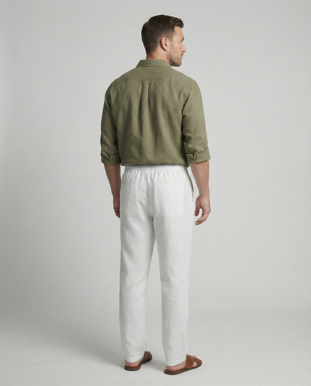 Lässige Leinenhose Herren