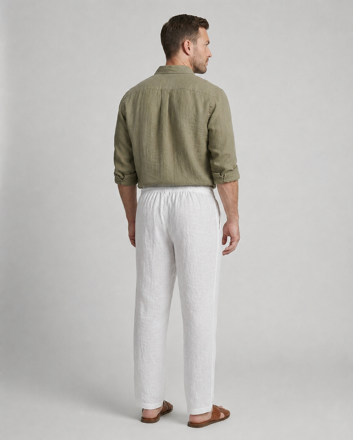 Lässige Leinenhose Herren