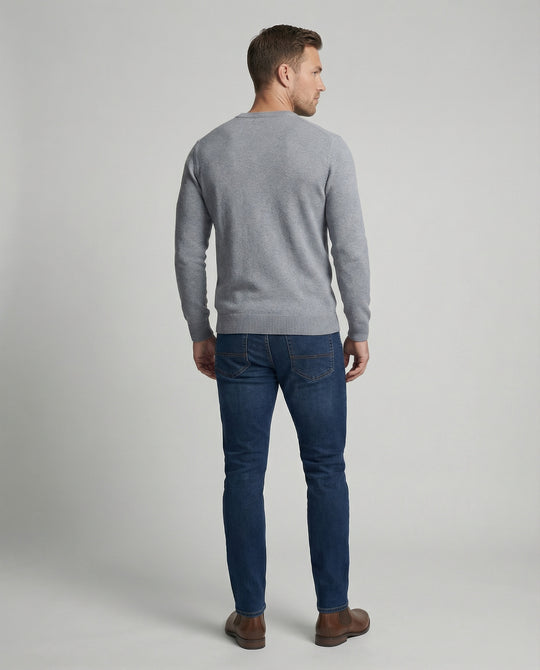 Herren V-Ausschnitt Feinstrickpullover R&B
