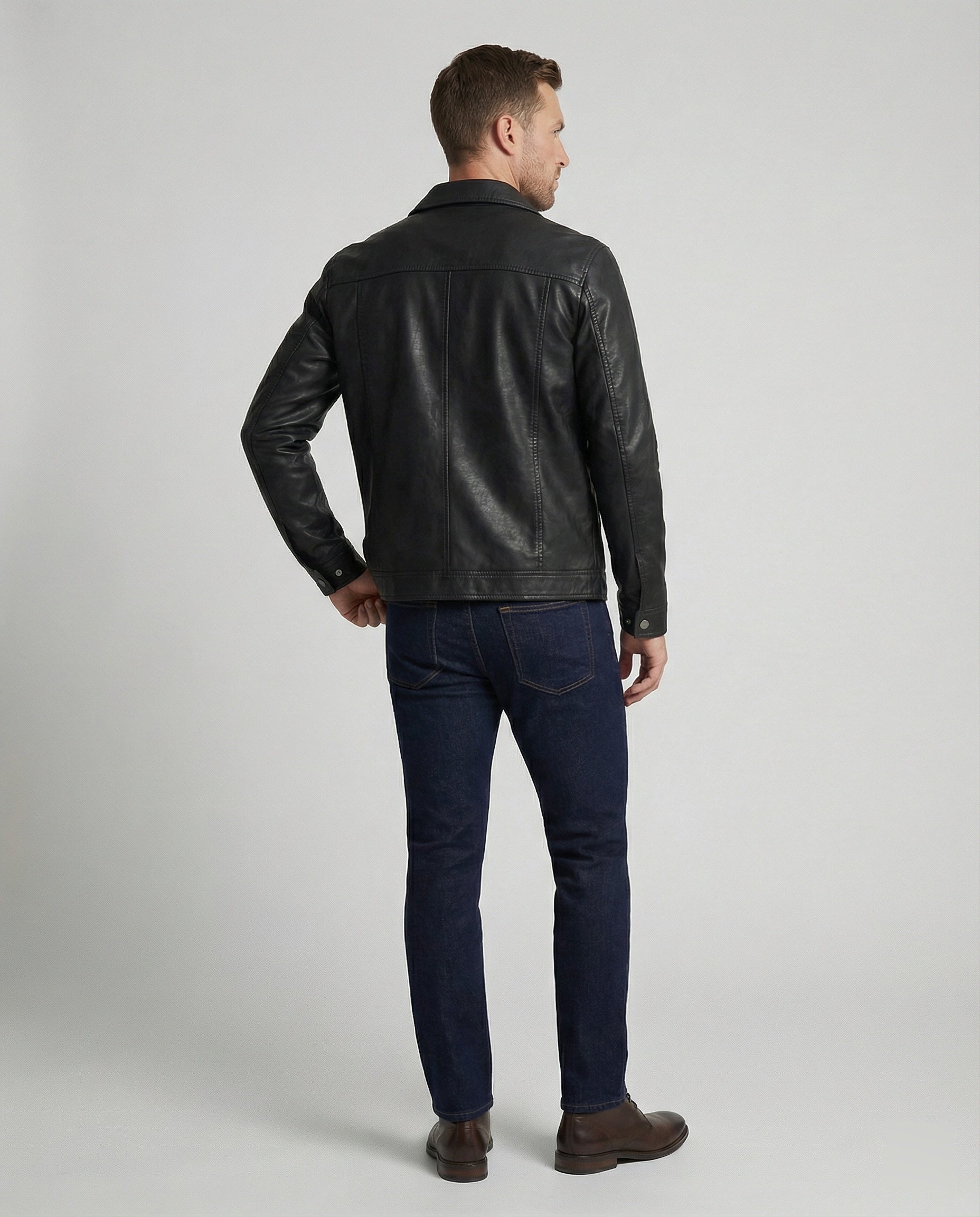 R&B | Exklusive Herren-Lederjacke in Premium-Qualität