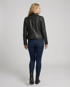 R&B | Damen Lederjacke Stilvoll Zeitlos