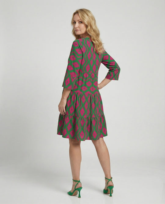 Damen Luftiges Sommerkleid mit verspieltem Print