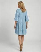 Damen Sommerkleid mit schwingendem Rock