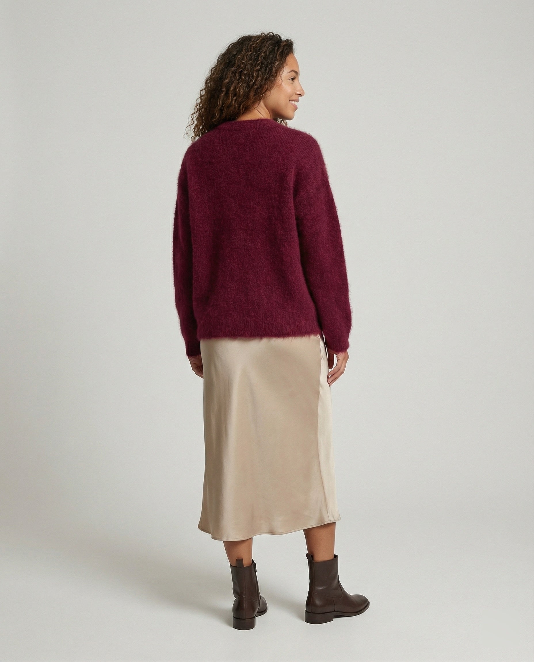 R&B | weicher Mohair Strickpullover