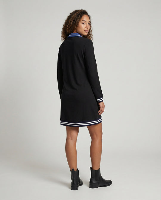 R&B | Kleid mit Reißverschluss und Reverskragen