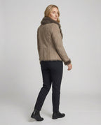 R&B | Winterjacke mit Elegantem Kragen für Den Winter